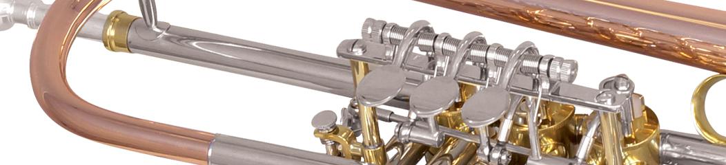 530G rotary valves Bb trumpet