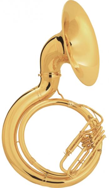 Bb sousaphone yellow brass