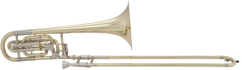 Stradivarius Bass Trombone w/ Double Rotor System, bell 265mm