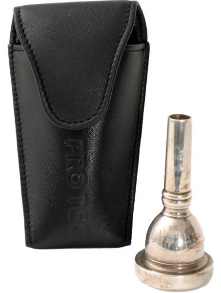 Leather pouch,1 large brass mouthpiece