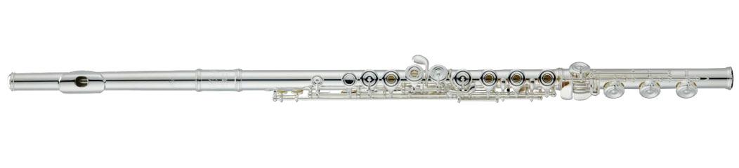 Student flute sterling silver plate and riser MJ-II series