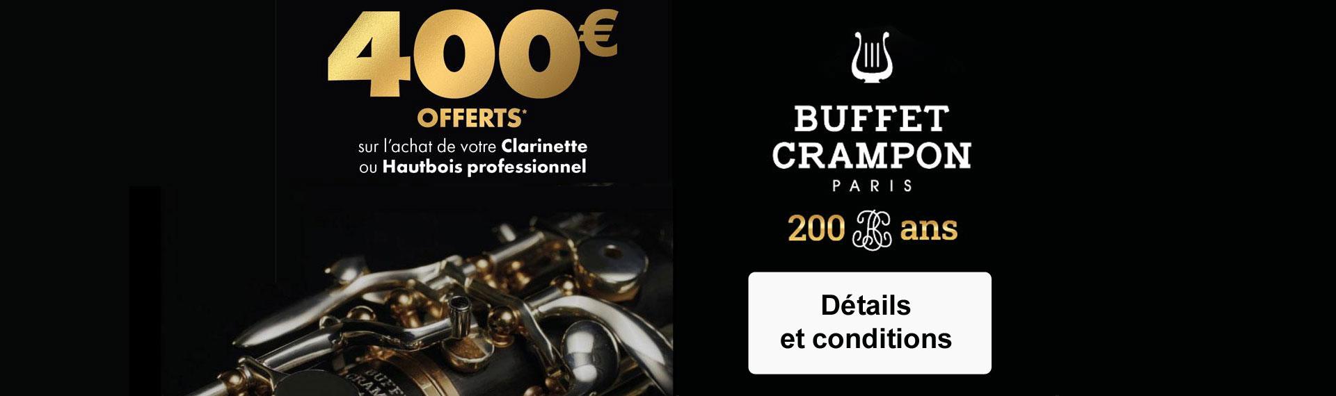 Buffet Crampon remise de 400€